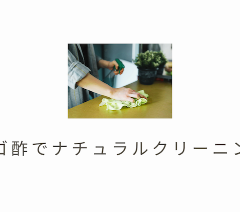 🍎リンゴ酢でナチュラルクリーニング！ 画像